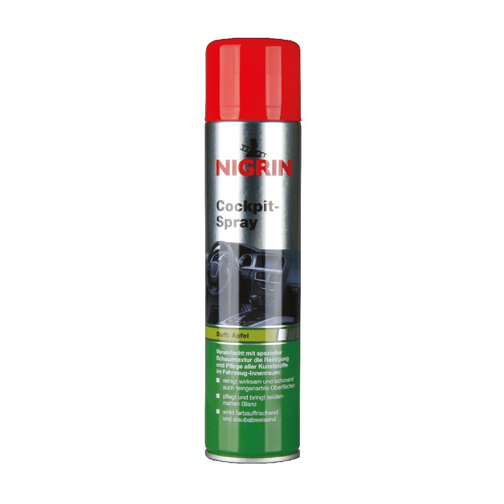 Nigrin Cockpit-Spray, 400 ml, seidenmatt, Apfel