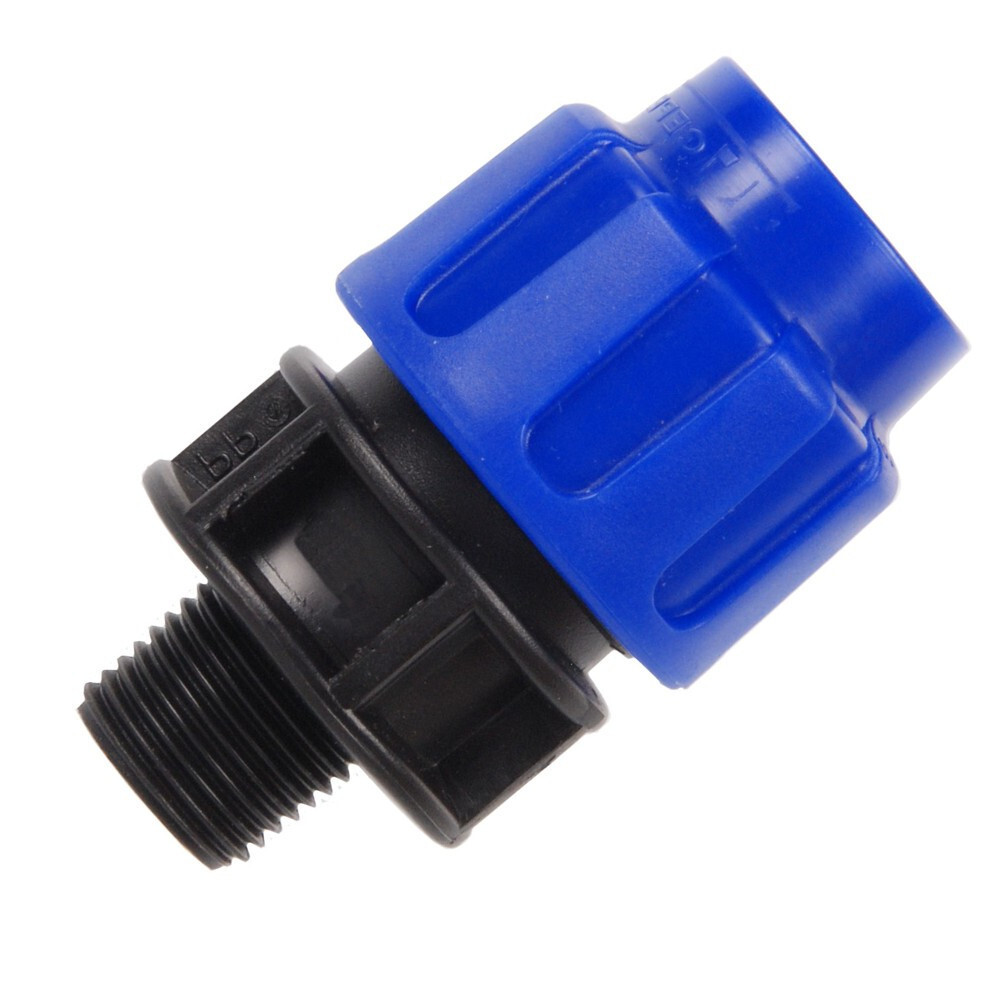 Übergangsstück 25 mm mit 3/4" Außengewinde für HDPE-Rohre
