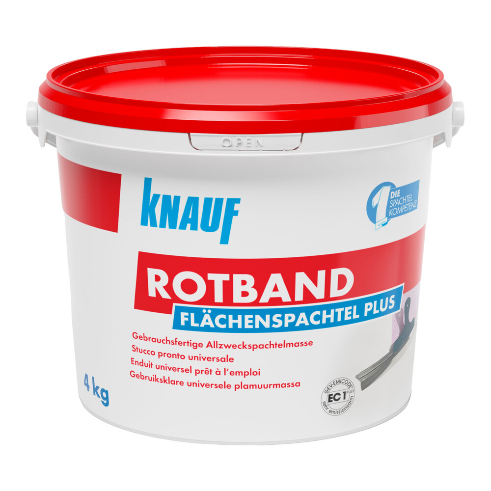 Rotband Fl&auml;chenspachtel Plus 4 Kg image number 0