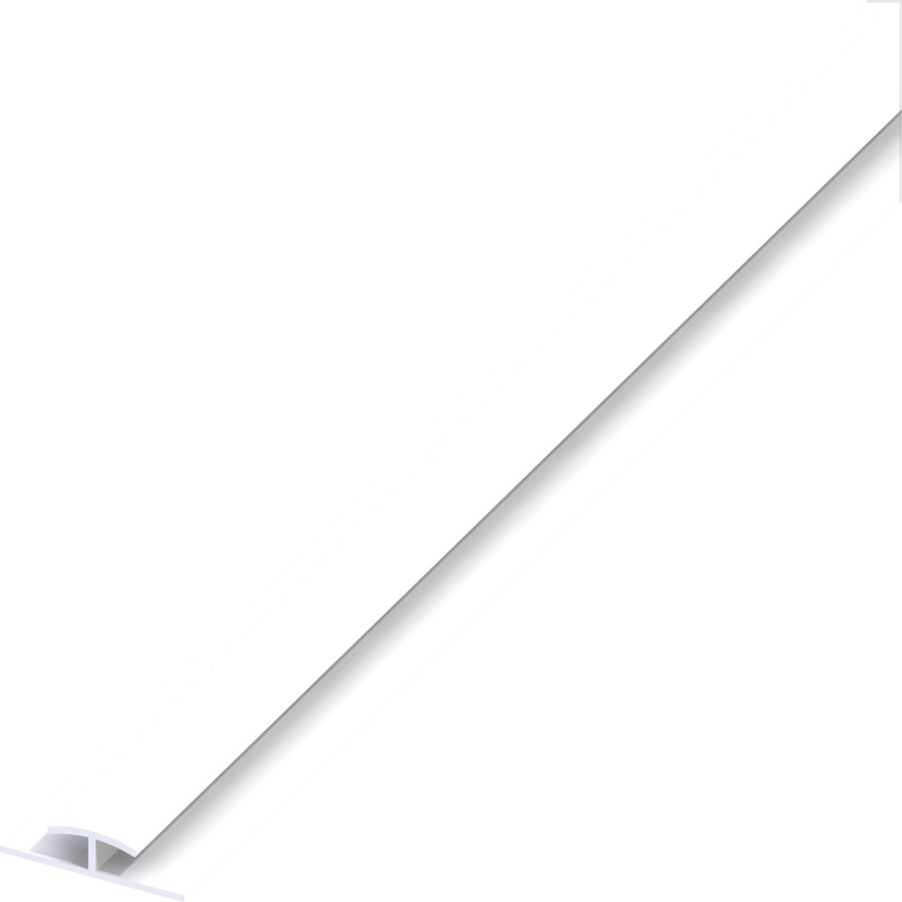 Einfassprofil zweiseitig PVC 1000 x 4 x 25 x 1 mm wei&szlig; image number 0