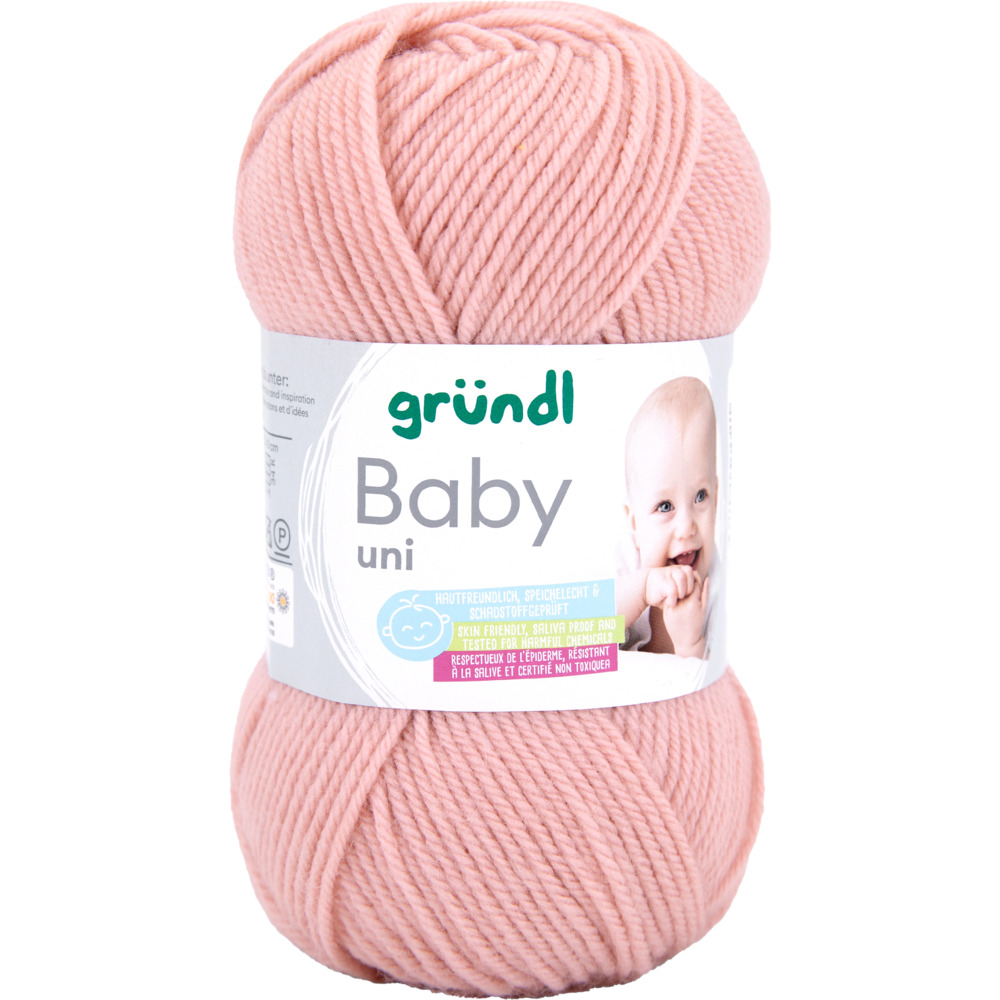 Baby Garn 50 g altrosa