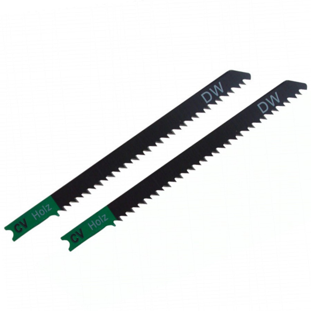 Stichsägeblätter 100 mm HCS Grobschnitt 2 Stück mit U-Schaft image number 0