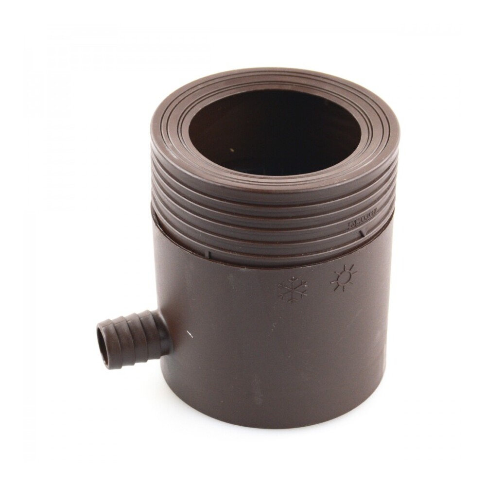 Regensammler DN80-105mm braun Kunststoff Fallrohrfilter Regenwassersammler image number 0