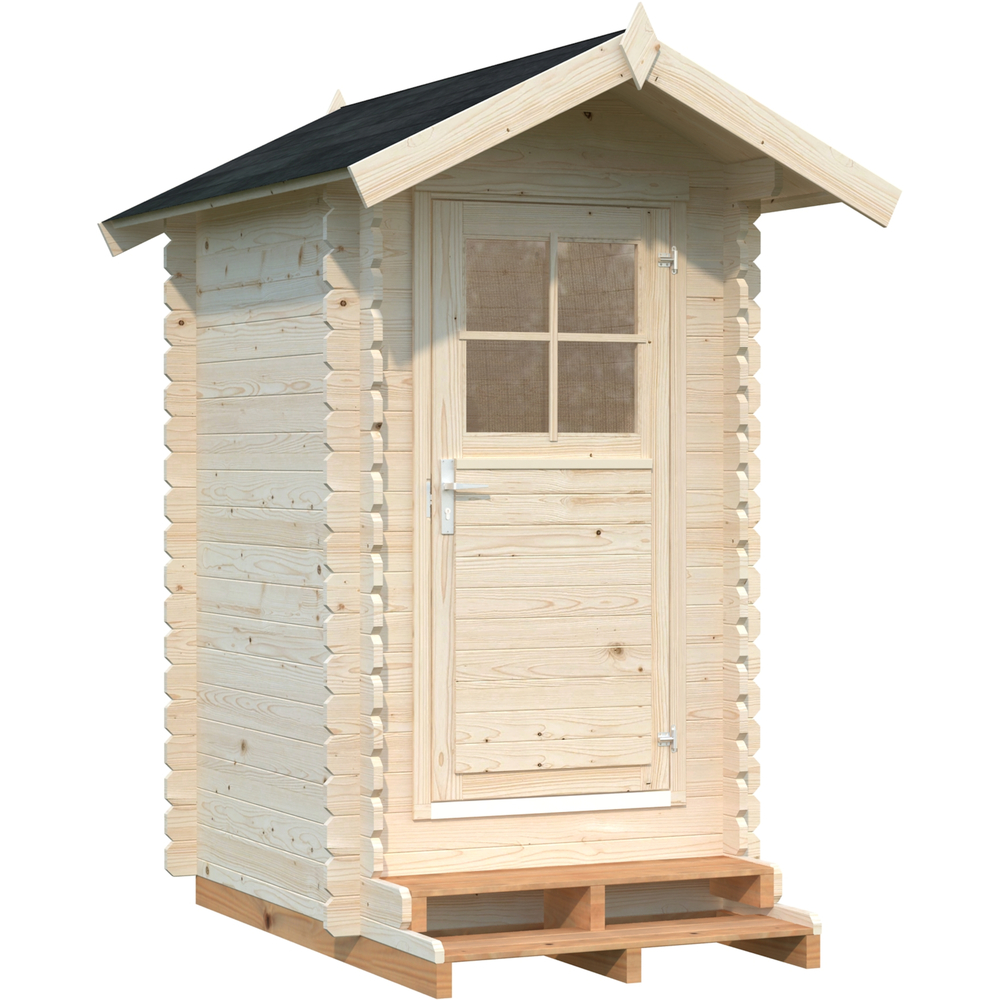 Toilettenhaus "Petteri" 1,5 m&sup2;, Fichtenholz image number 0