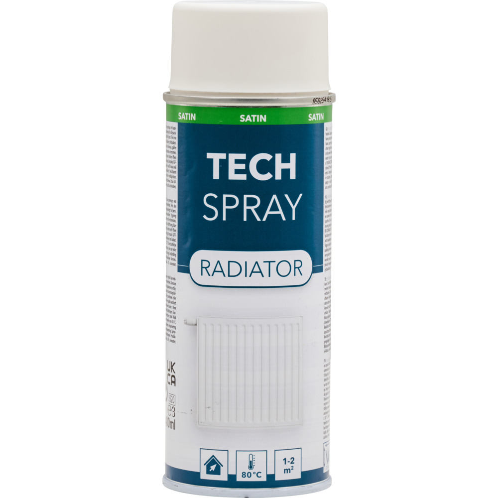 Heizkörperlack Tech Spray 400 ml satin in weiß