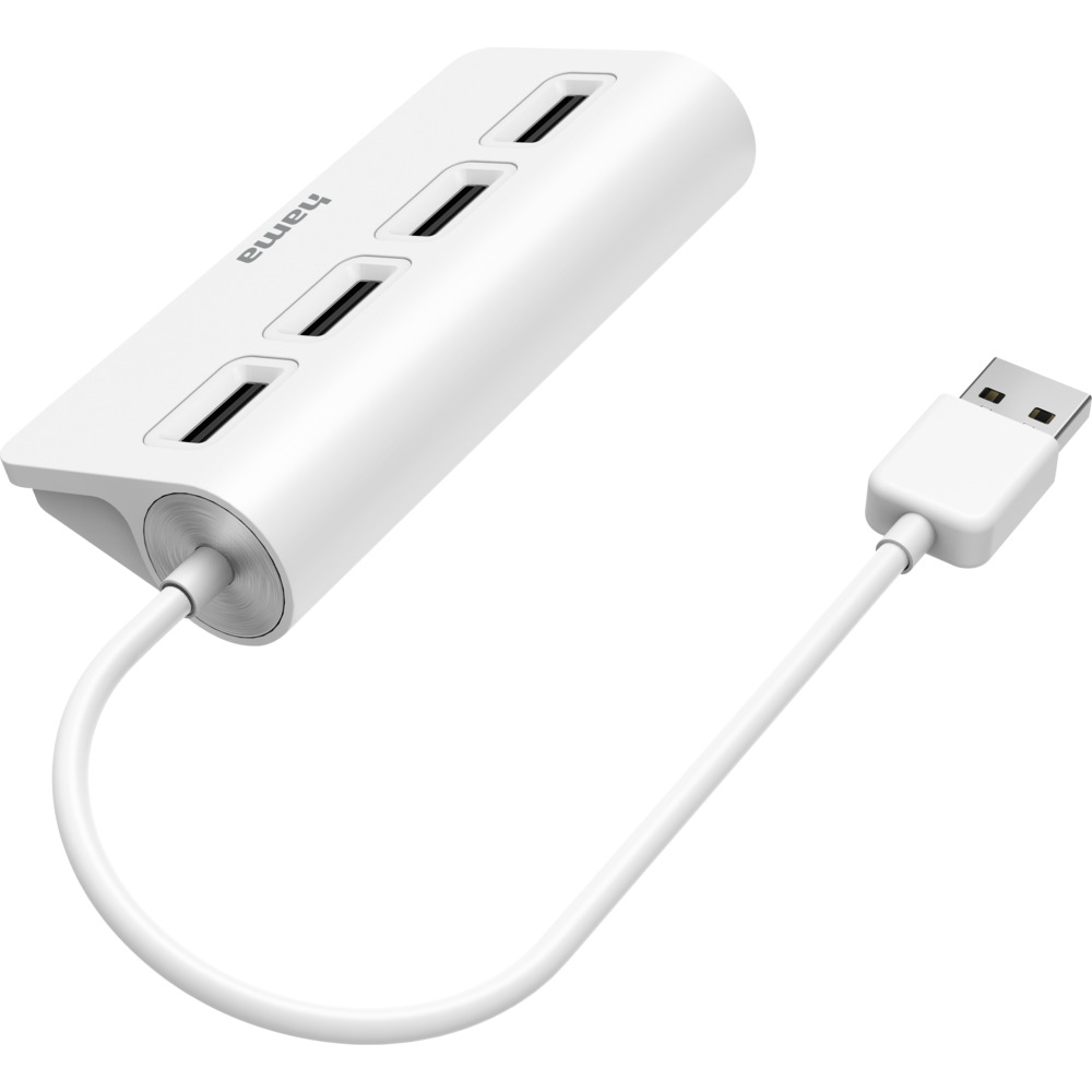 USB-Hub 4 Ports USB 2.0 mit 480 Mbit/s, wei&szlig; image number 1