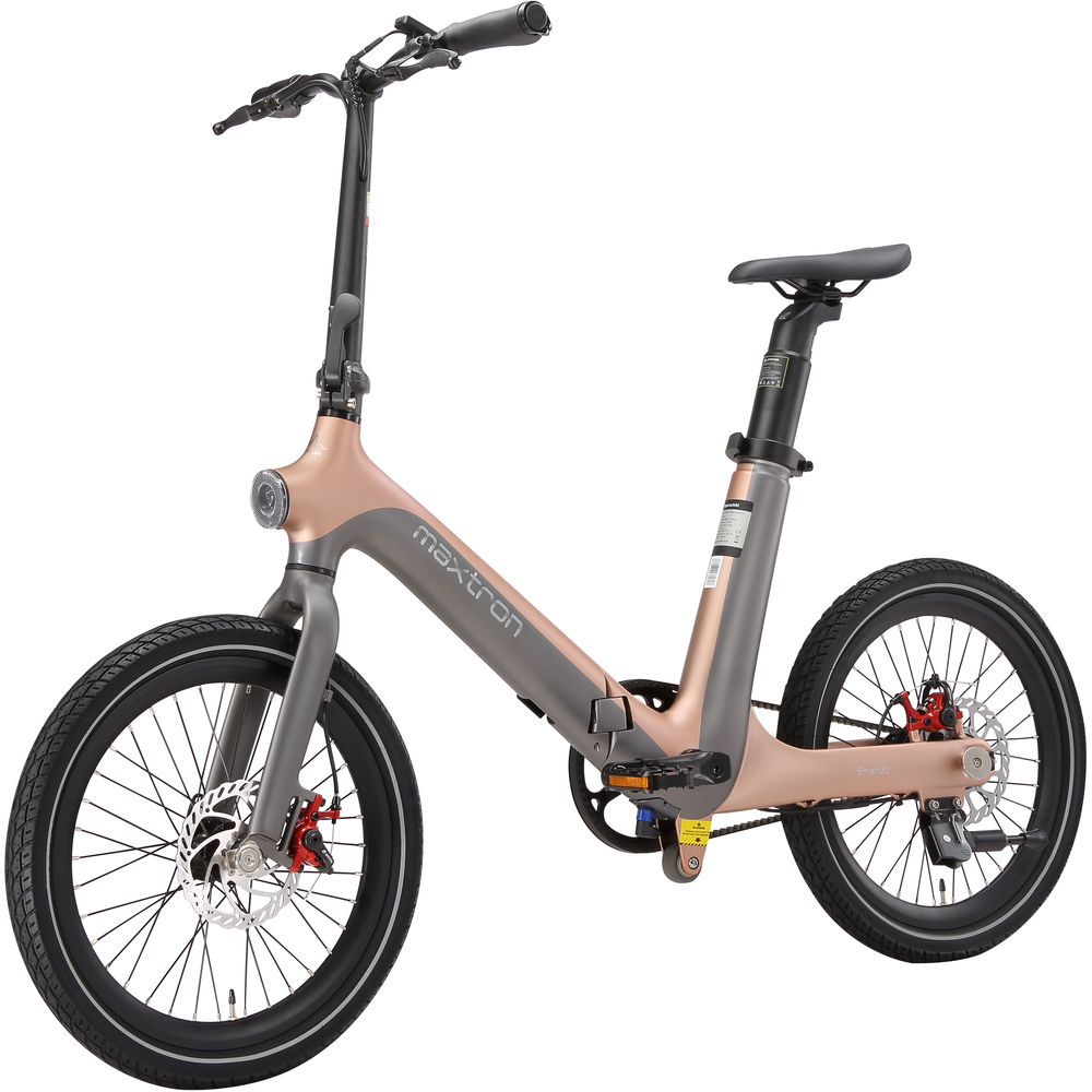 Falt-E-Bike Maxtron "Smart 30" 20" ros&eacute;-gold