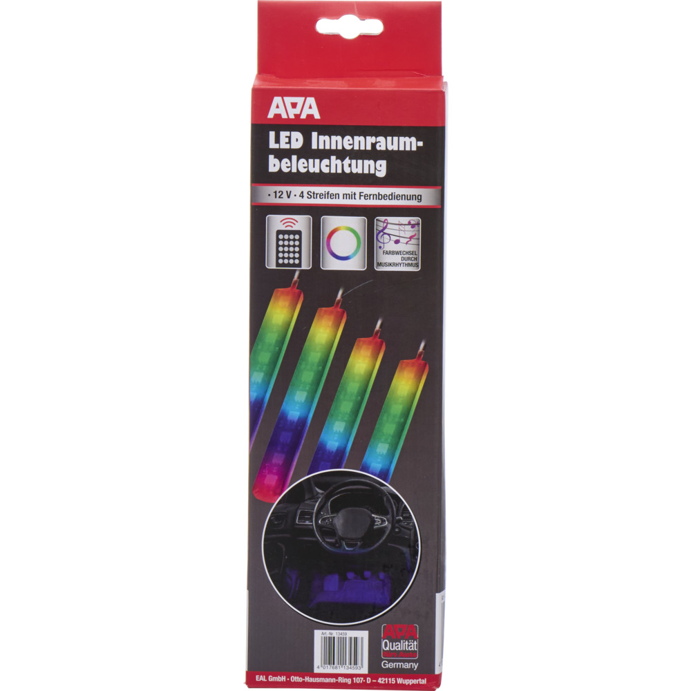 APA Kfz LED Innenraumbeleuchtung Farbwechsel 12V image number 5