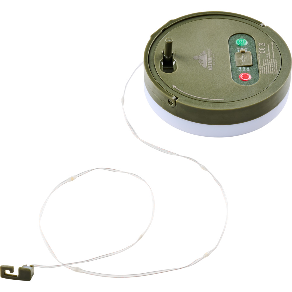 LED-Multifunktions-Lichterkette aufrollbar 100 LED warmwei&szlig; USB Powerbank image number 1
