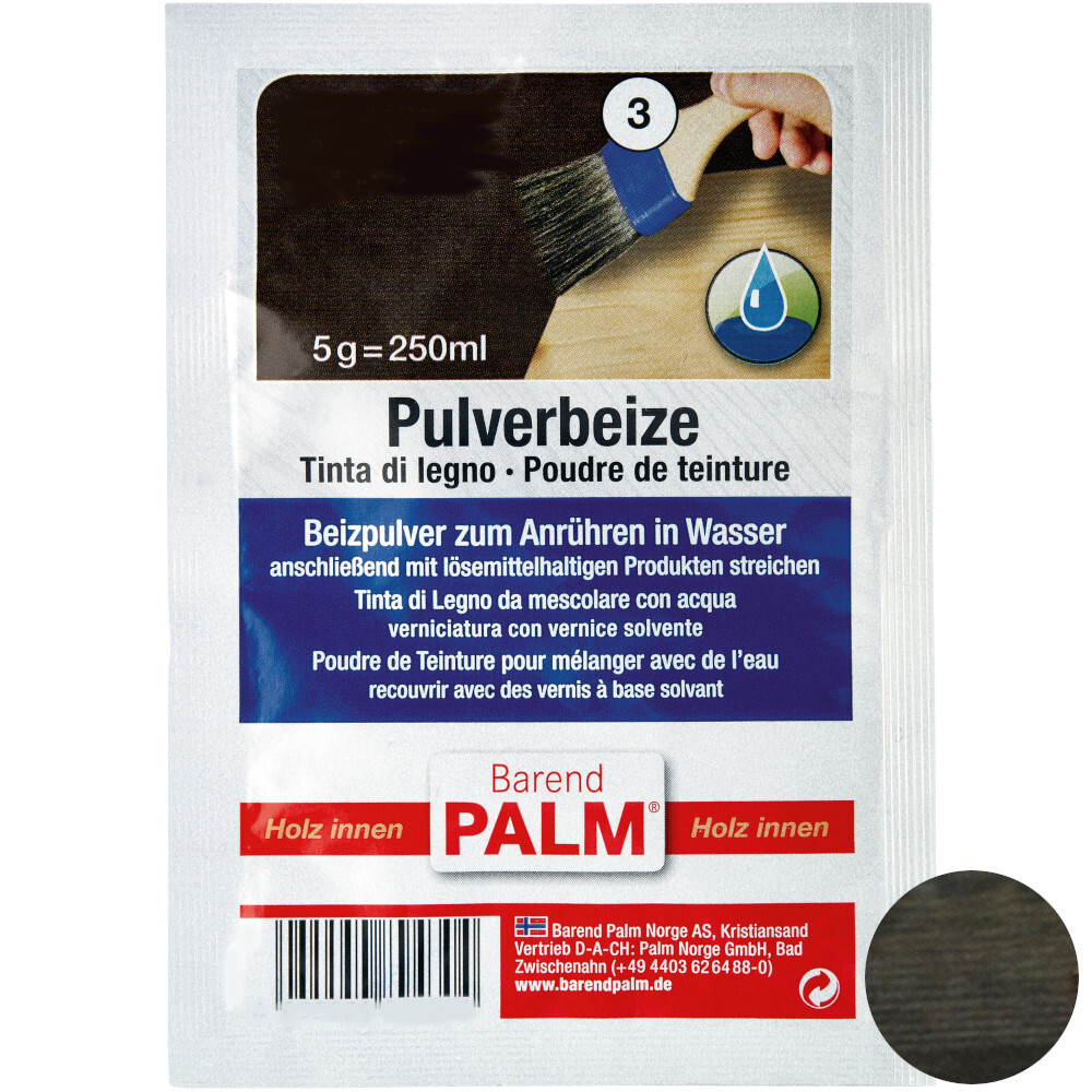 Barend Palm Pulverbeize 5 g Silbergrau-Hell image number 0