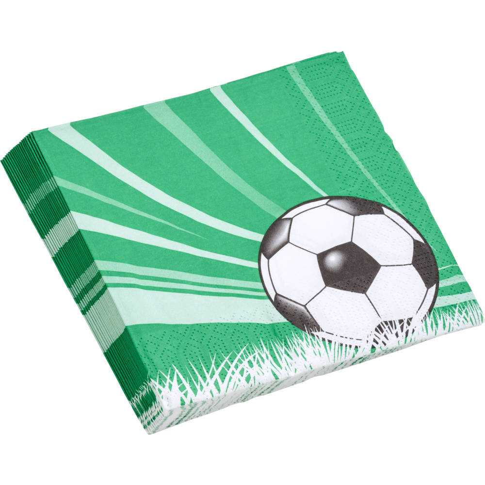 Servietten Motiv Fu&szlig;ball 20er Pack image number 1
