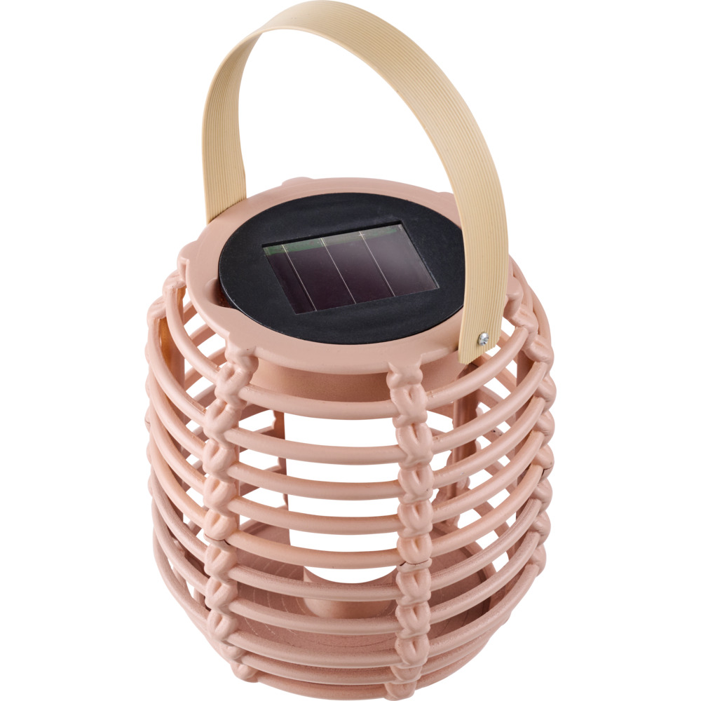 Solar LED-Tischleuchte Rattanoptik image number 1