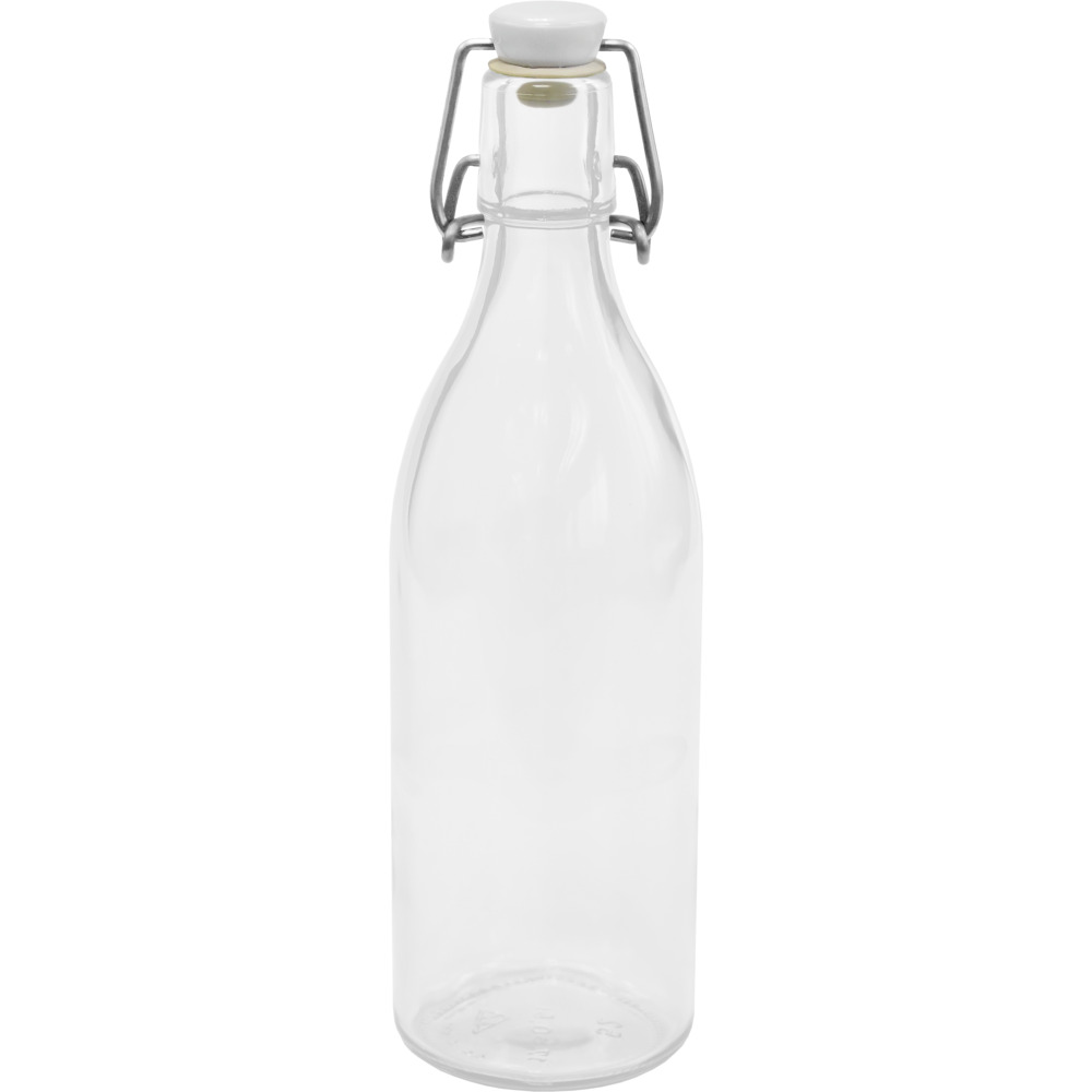 Bügelverschlussflasche rund 200 ml aus Glas image number 1
