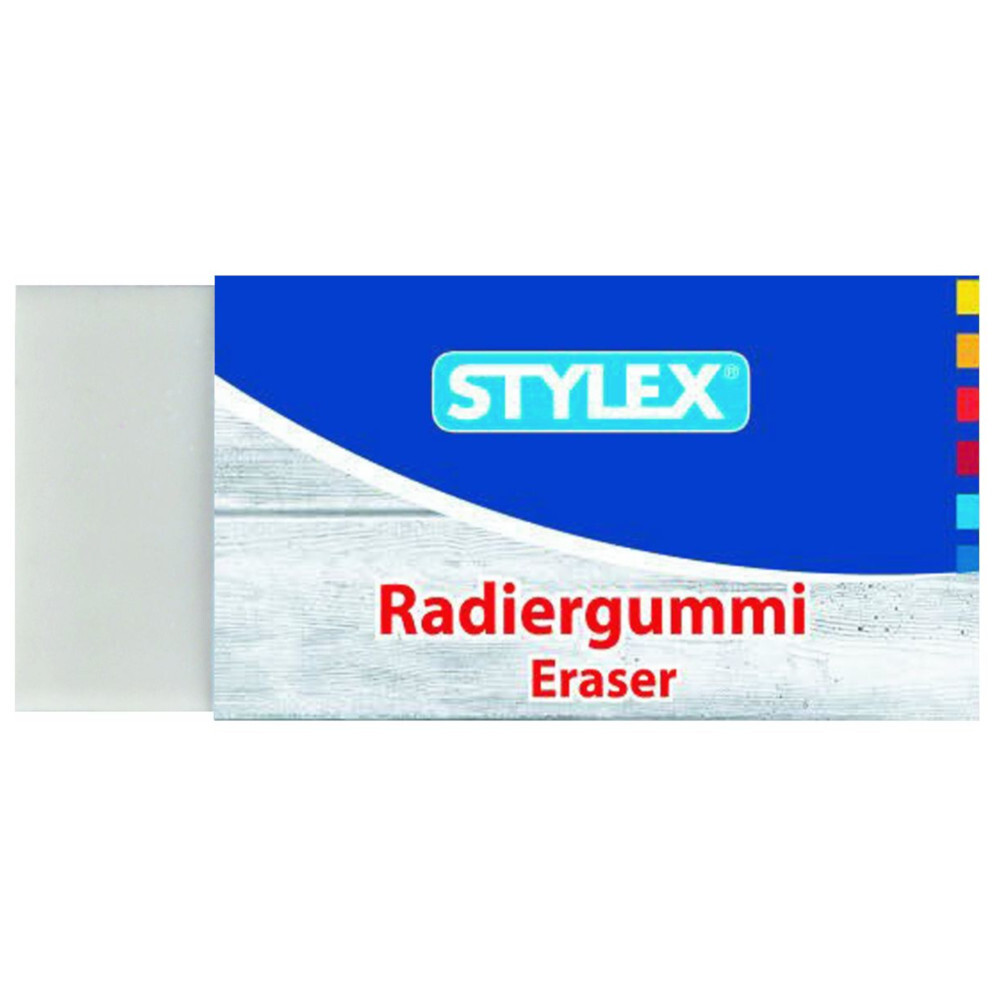 Radiergummi weiß 3 Stück mit Pappbanderole image number 1