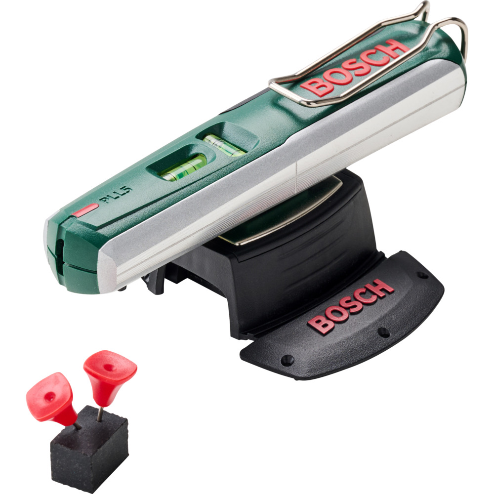 BOSCH PLL5 Laser-Wasserwaage inkl. Wandhalterung