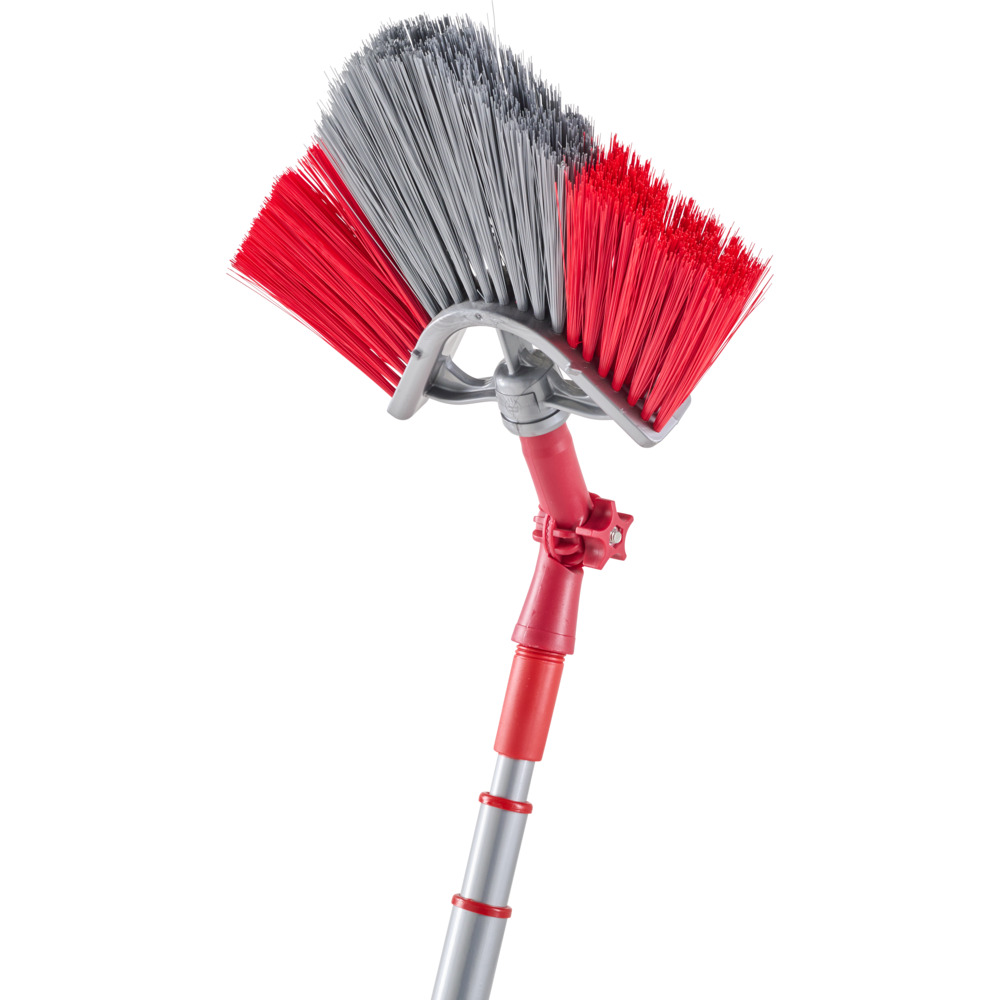 Fassadenbesen teleskopierbar von bis 360 cm aus Kunststoff in Rot image number 4