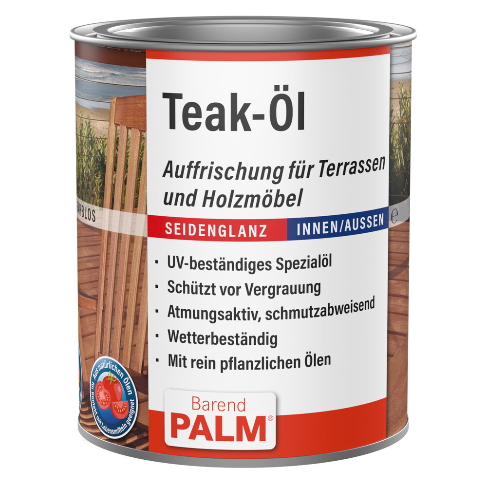 Barend Palm Teak-Öl 750 ml farblos image number 0