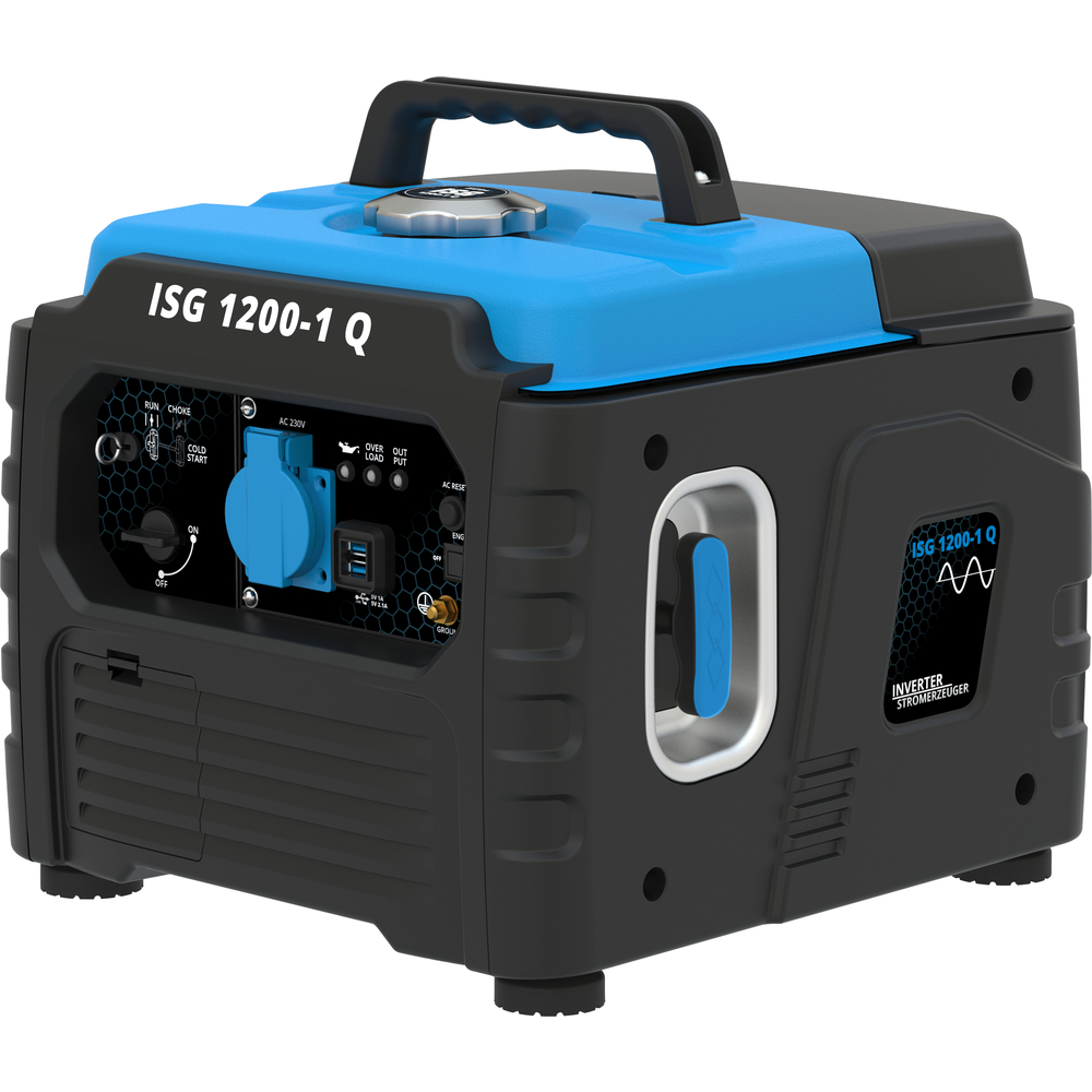 G&uuml;de&reg; Inverter-Stromerzeuger 1200 W Benzinbetrieb mit USB-Anschl&uuml;ssen image number 2