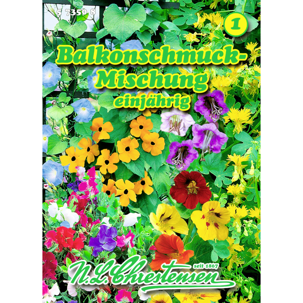 Saatgut Balkonschmuck-Mix ca. 20 Pflanzen image number 0