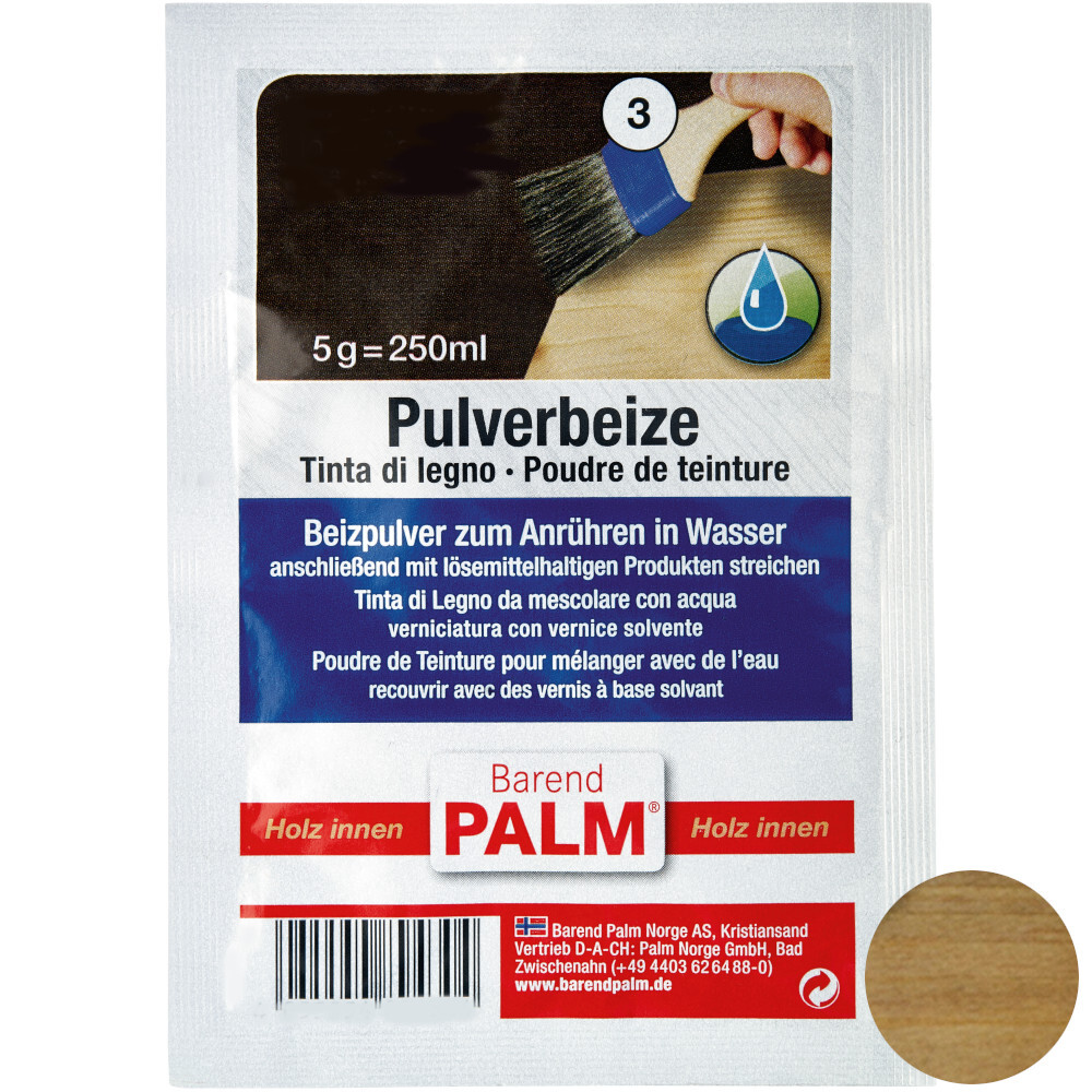 Barend Palm Pulverbeize 5 g Nussbaum-Hell image number 0