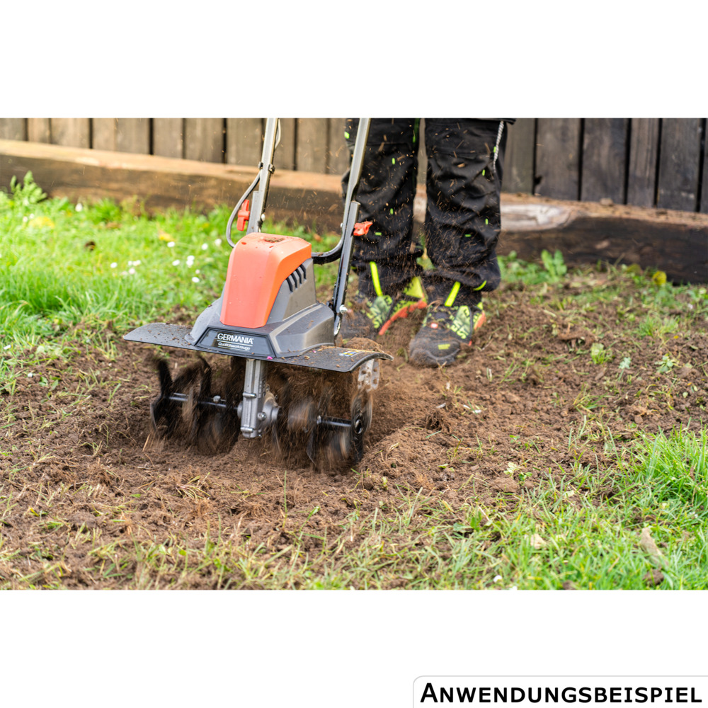 GERMANIA® Motorhacke 1500 W klappbar mit 24 Messern image number 9