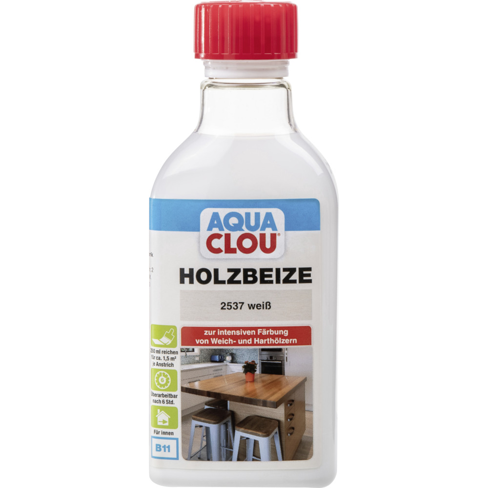 Aqua Clou Holzbeize Weiß 250 ml