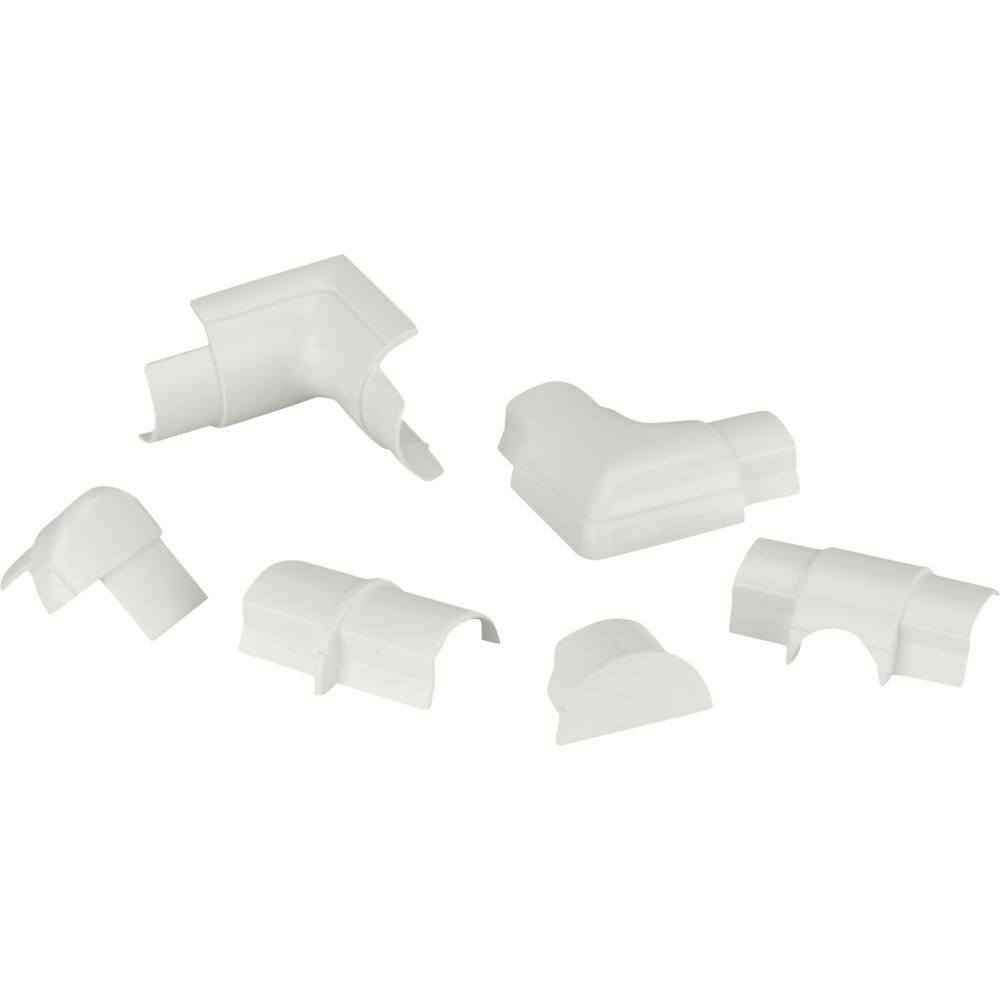Kabelkanal-Verbindungselemente 30x15 mm 10-teilig, wei&szlig; image number 0