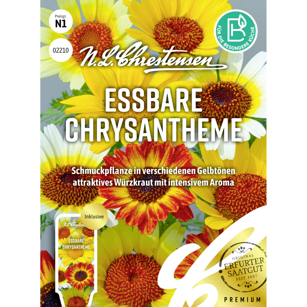 Saatgut Essbare Chrysantheme image number 0