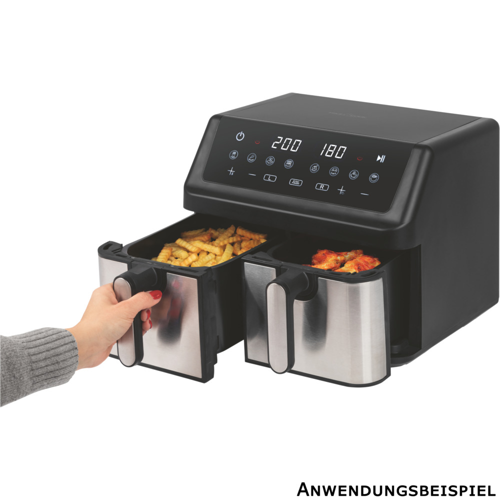 Doppel-Heißluft-Fritteuse PC-FR 1296 Hinox 9 Liter image number 1