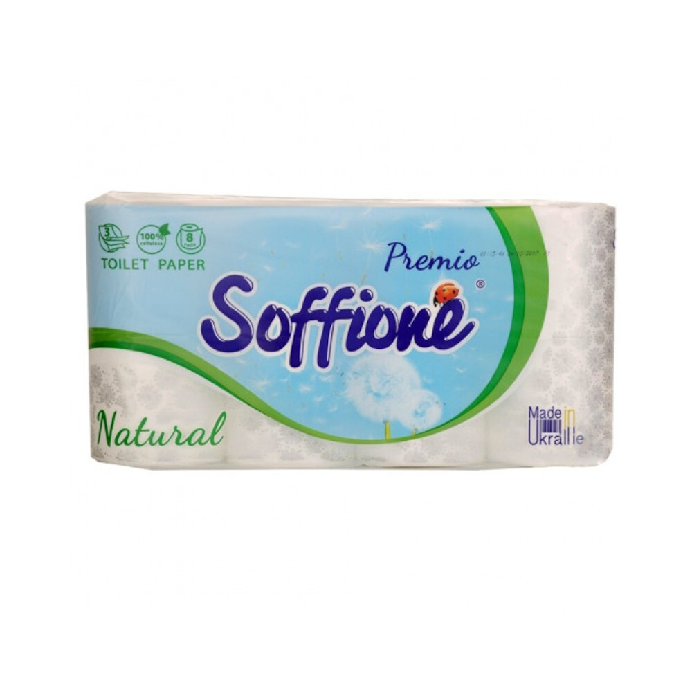 Toilettenpapier 3-lagig 8 Rollen