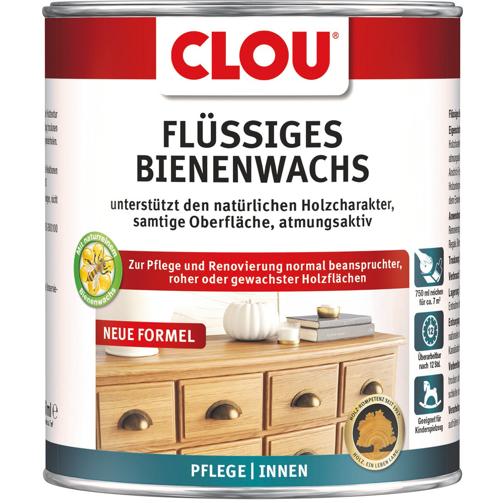 Clou Bienenwachs farblos 750 ml