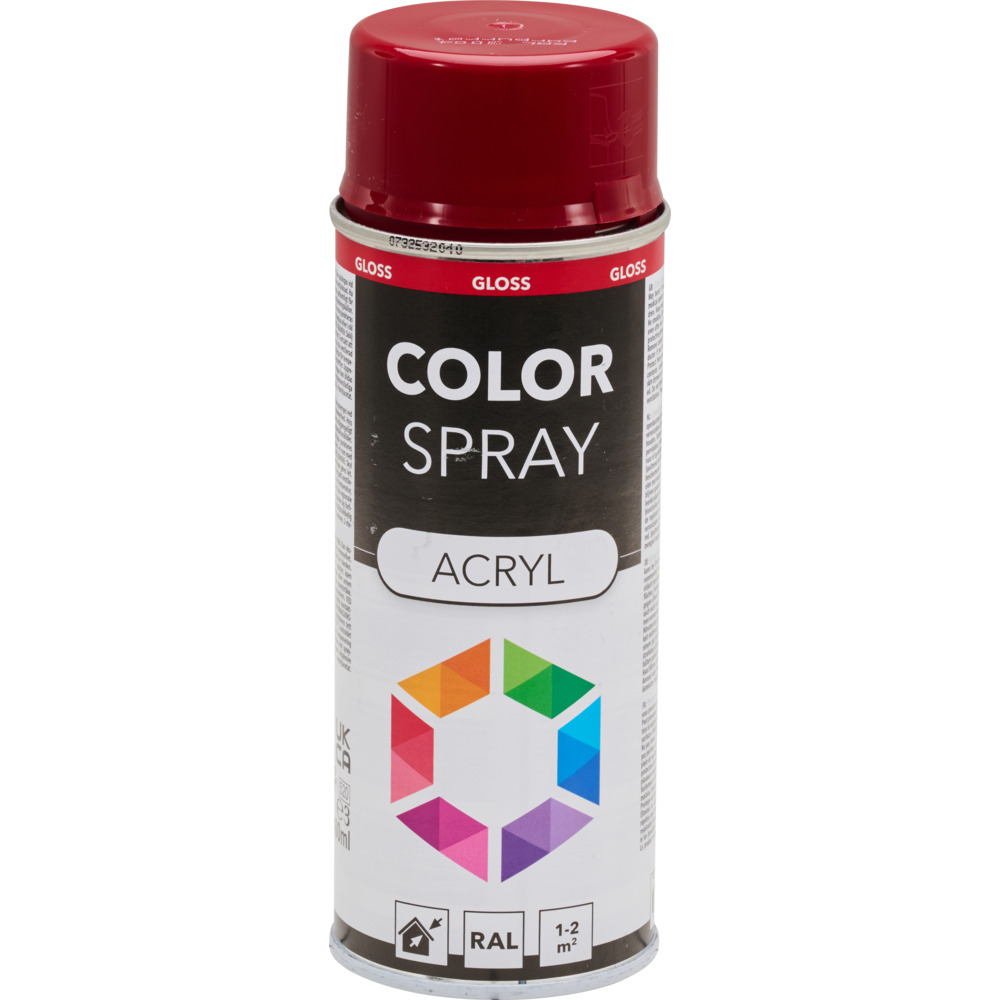 Lackspray 400 ml Acryl RAL3004 Purpurrot glänzend image number 1