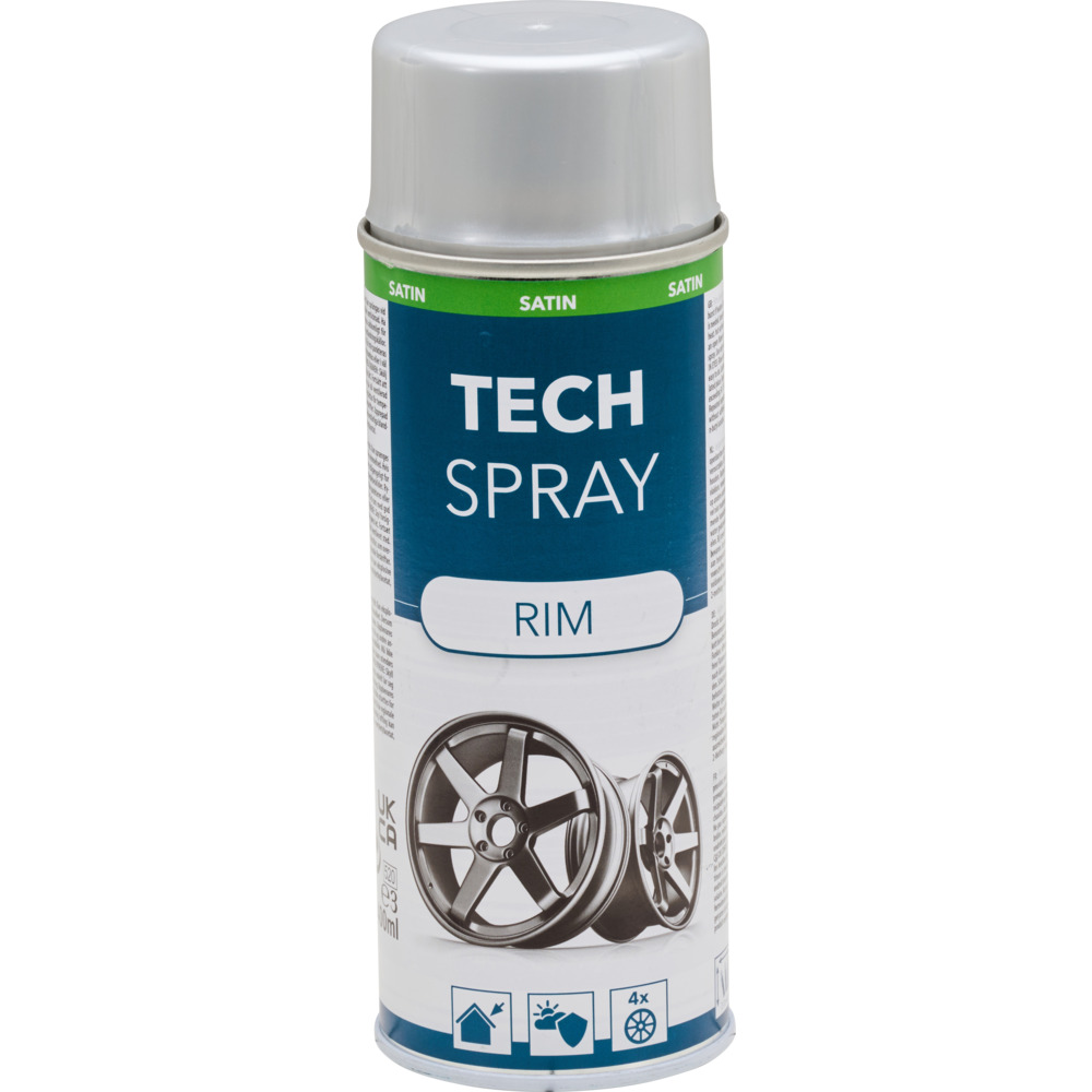 Tech Spray Felgensilber satin glänzend image number 1