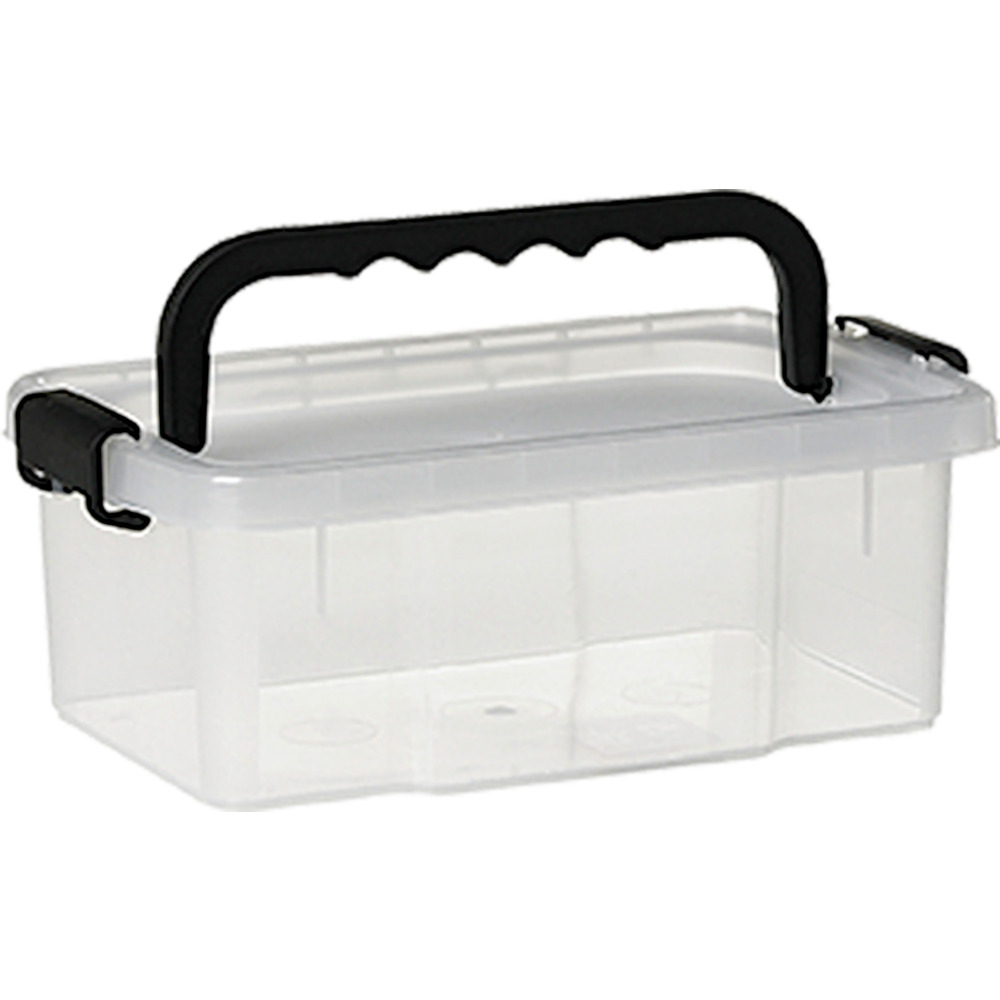 Aufbewahrungsbox Uno Box 11,5 l transparent mit Deckel und Clipverschluss