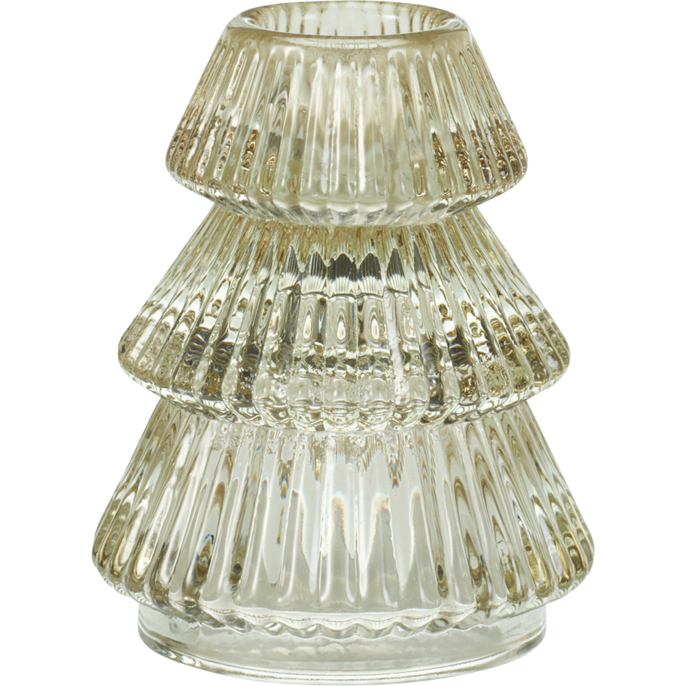 Kerzenhalter für Spitzkerzen aus Glas, 3-fach sortiert image number 1