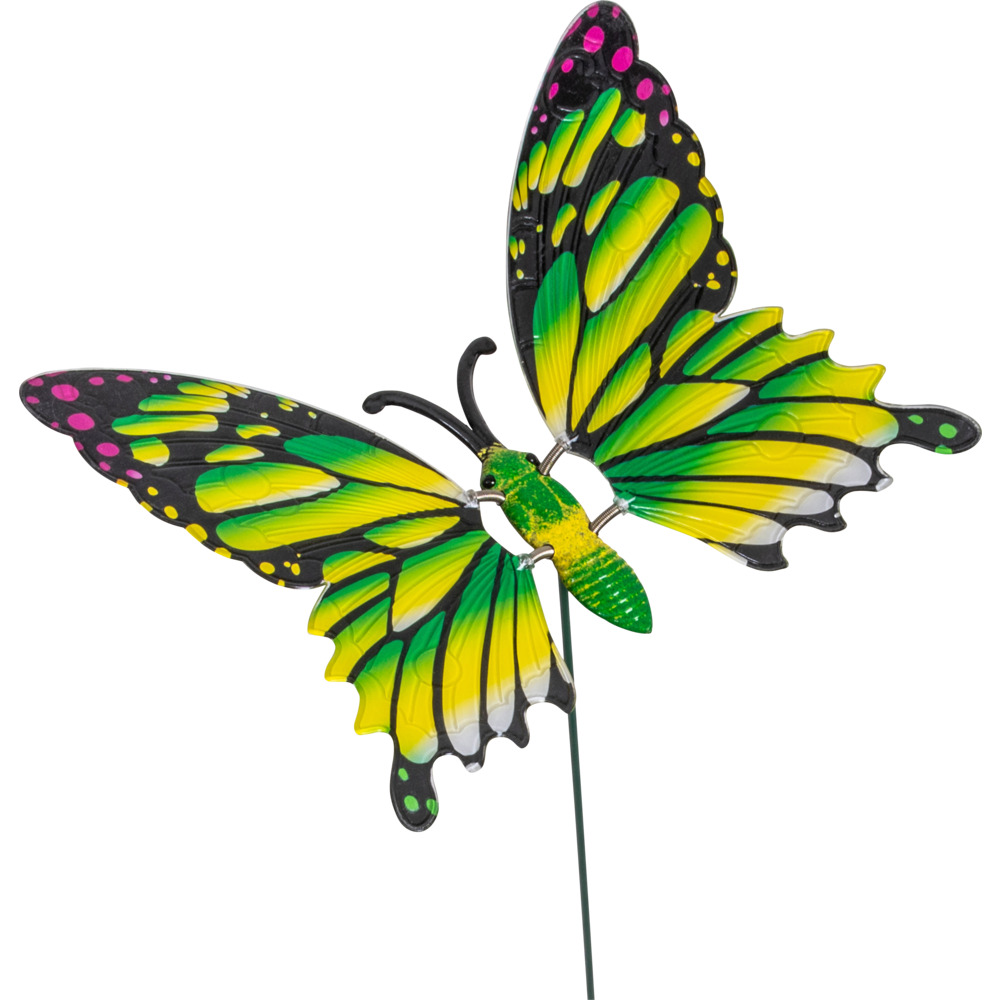 Gartenstecker 60 cm mit Schmetterling Farbauswahl image number 6