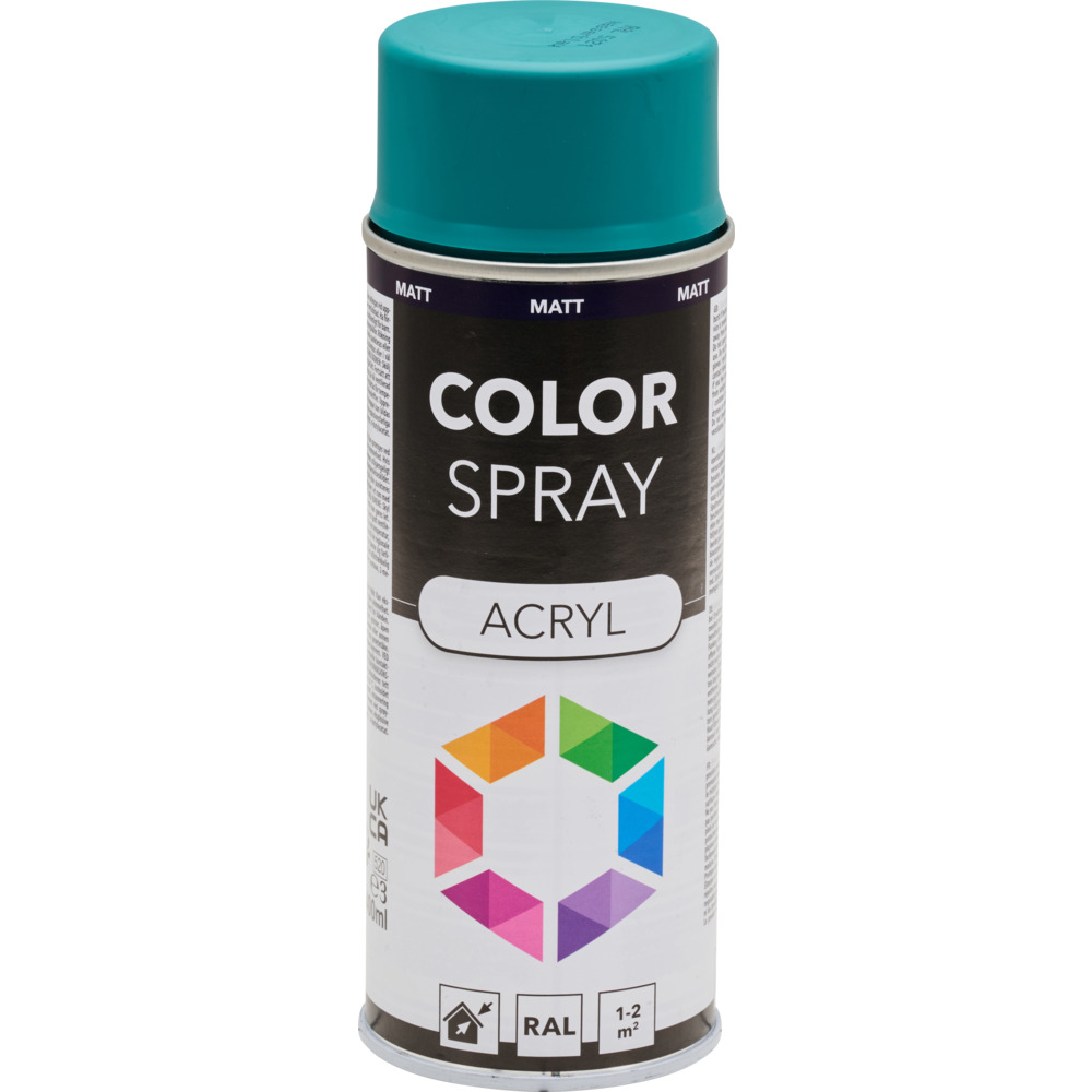 Lackspray matt 400 ml Acryl RAL 5021 wasserblau image number 1