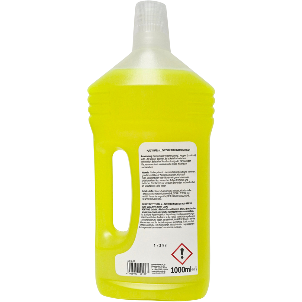 Reinex Allesreiniger PutzTeufel Zitrone 1000ml image number 1