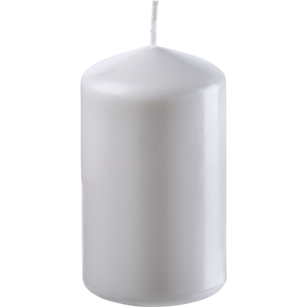 Stumpenkerze 100 x Ø 68 mm kieselgrau