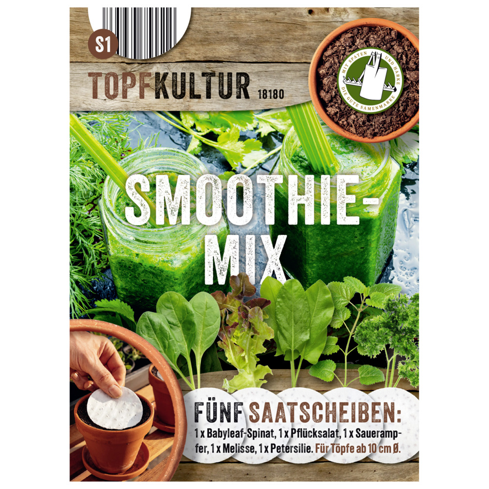 Saatscheiben Smoothie-Kräuter-Mix 5 Scheiben