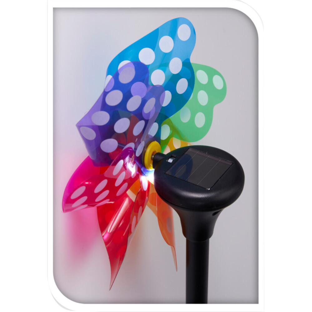 Windm&uuml;hle mit LED-Solarlampe image number 1