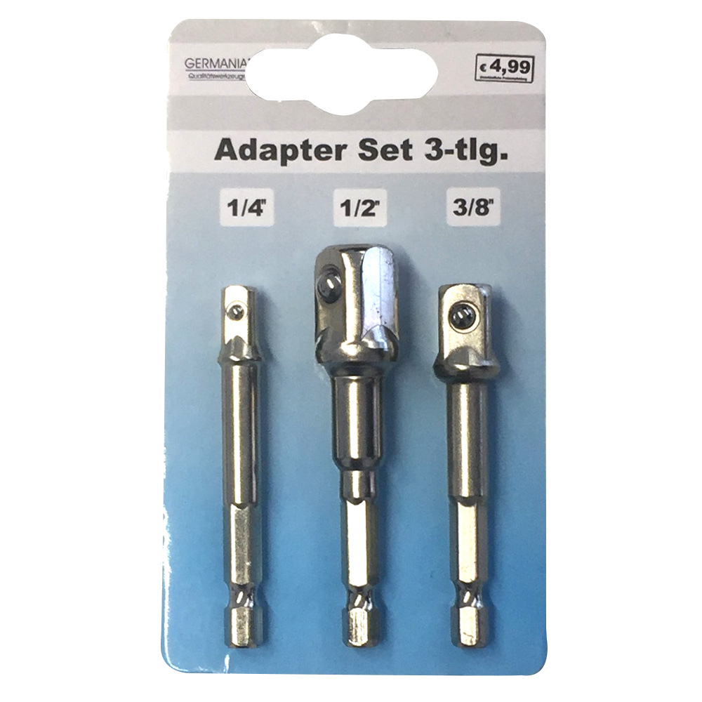 GERMANIA® Stecknuss Adaptersatz 3-teilig