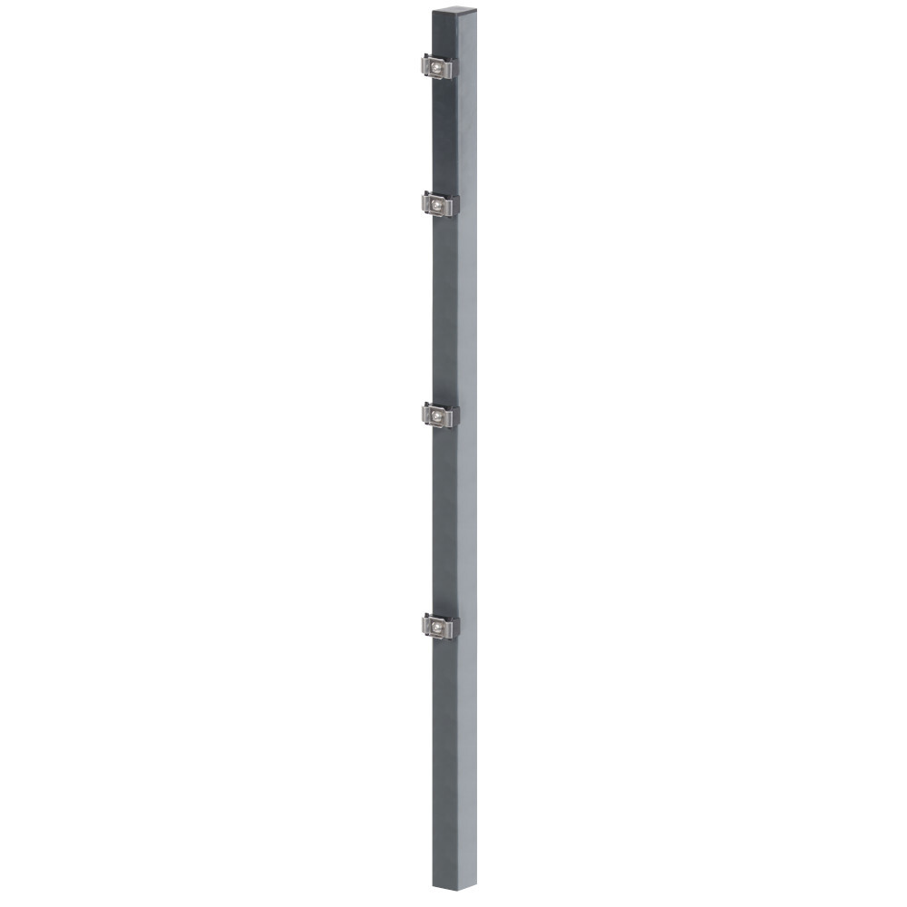 Zaunpfosten für Doppelstabmatte 60 x 40 x 1750 mm, anthrazit image number 0