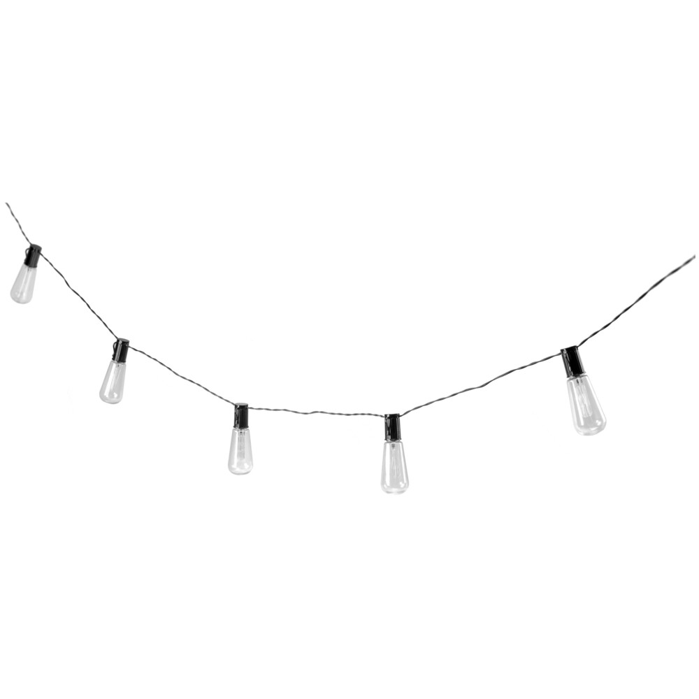 Solar-Lichterkette 4,7 m mit 10 LED-Birnen image number 1