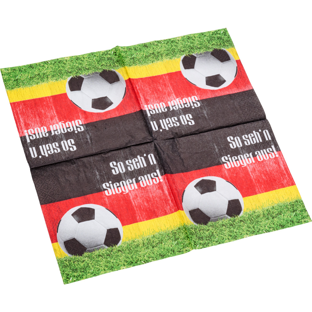 Servietten Motiv Fu&szlig;ball 20er Pack image number 5