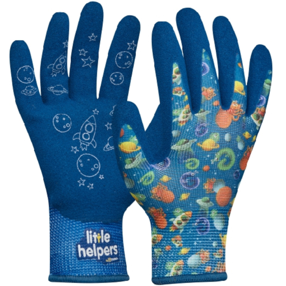 Handschuhe "Little Helpers" Gr. 3 Weltall-Motiv