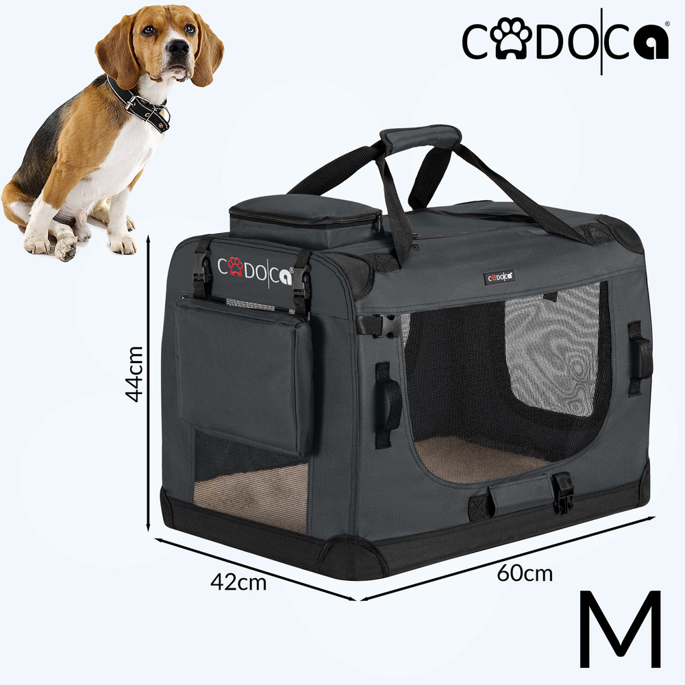 Tiertransportbox M 60 x 42 x 44 cm Grau image number 4