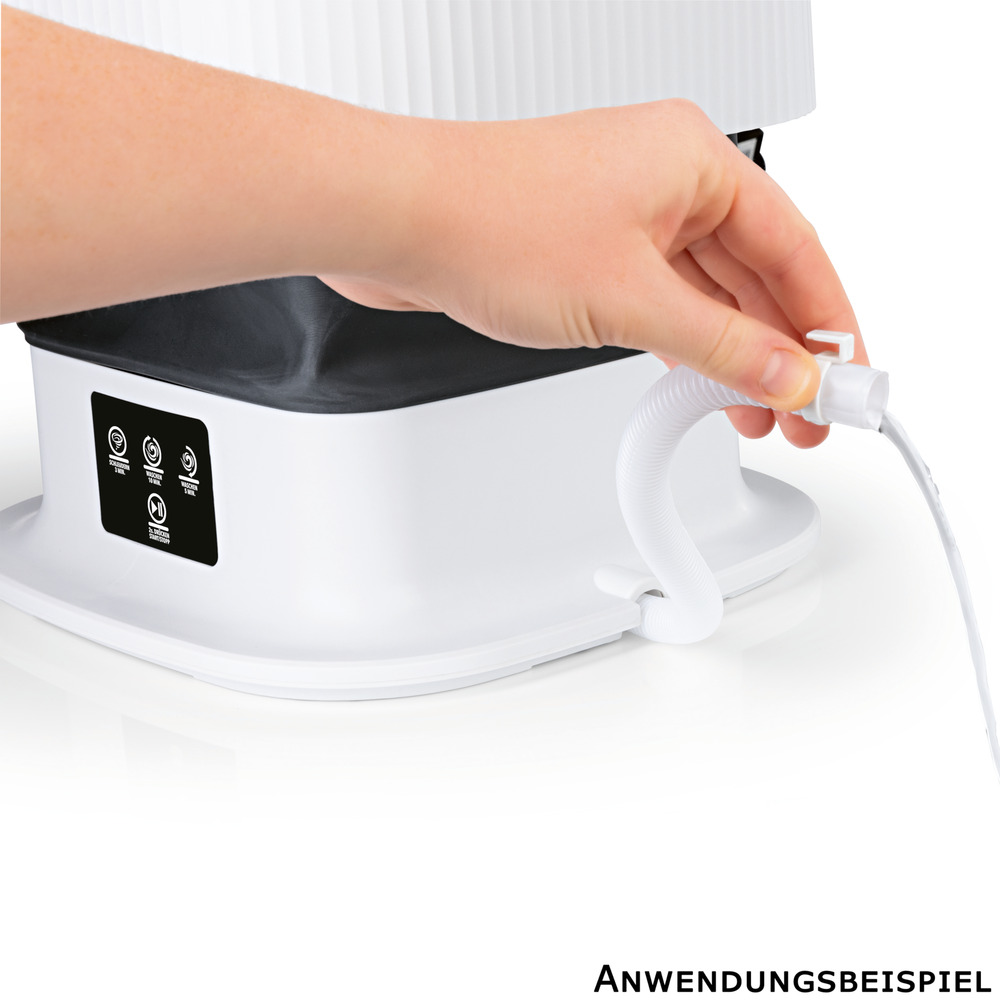 CLEANmaxx Mini-Waschmaschine 40W weiß image number 9