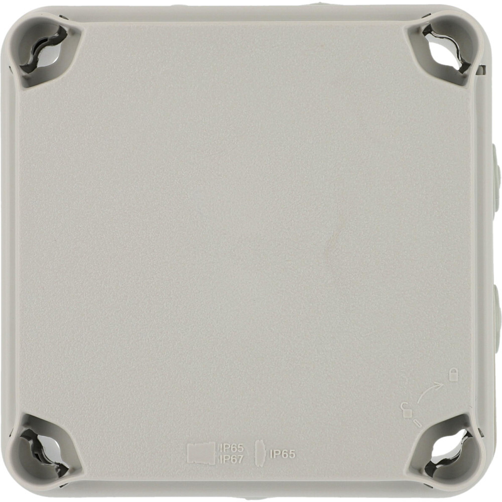 Feuchtraum Abzweigkasten IP 65, grau image number 0