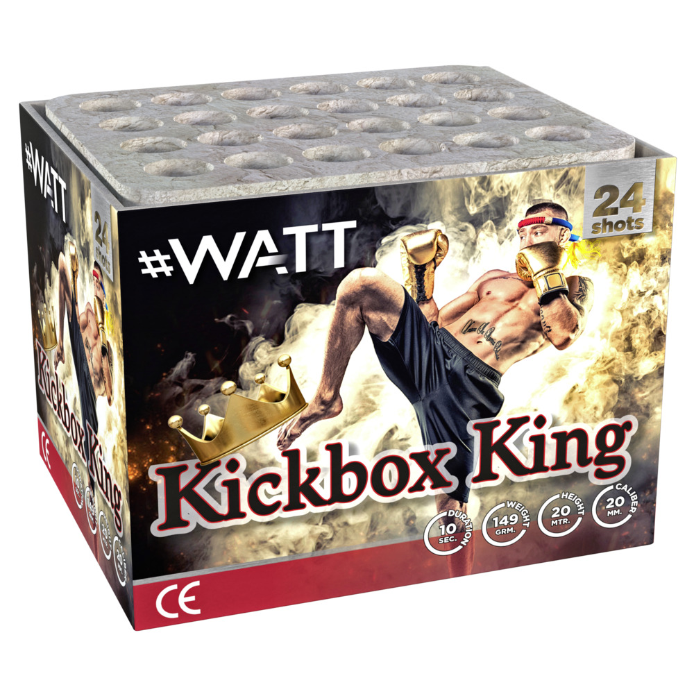 Kickbox King 24-Schuss Feuerwerksbatterie 